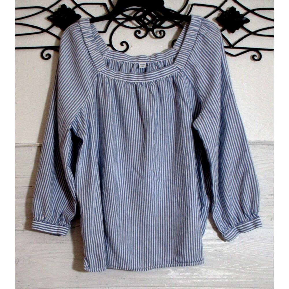 Old Navy Women's Top Size XL Long Sleeve Multicolored Striped